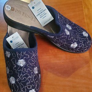 Mule slippers by Pavers: Size 8